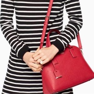 Kate Spade Cameron Street Lottie Red Satchel Crossbody